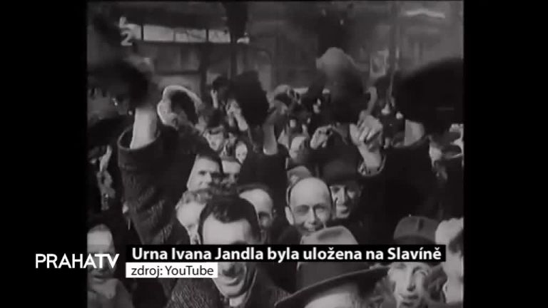 Urna Ivana Jandla byla uložena na Slavíně