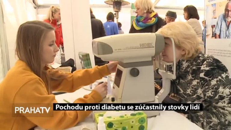 Pochodu proti diabetu se zúčastnily stovky lidí 