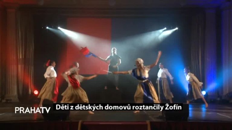 Děti z dětských domovů roztančily Žofín