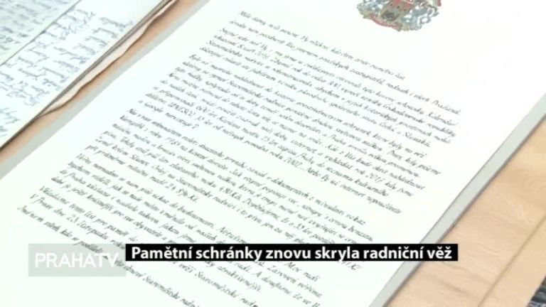 Pamětní schránky znovu skryla radniční věž