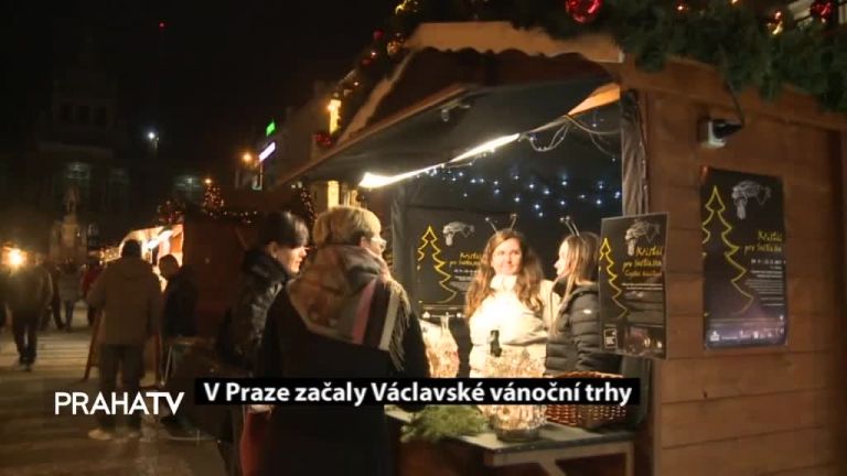 V Praze začaly Václavské vánoční trhy