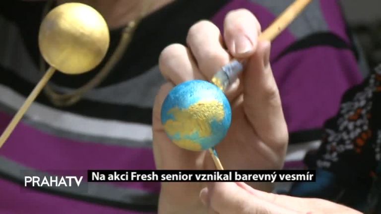 Na akci Fresh senior vznikal barevný vesmír