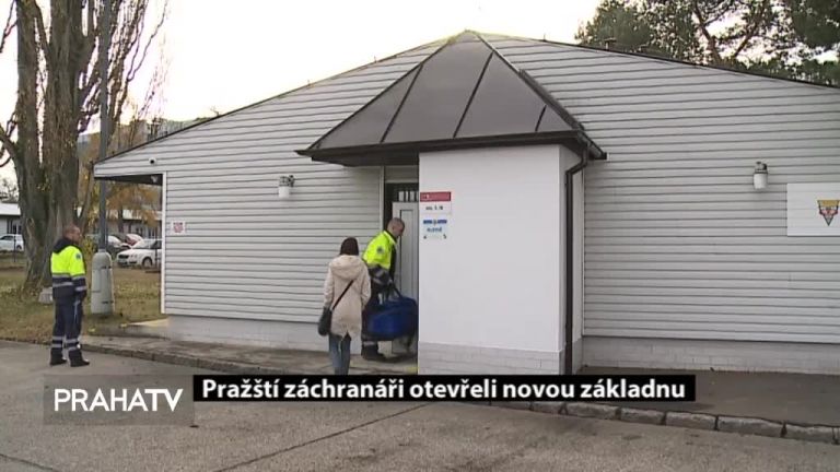 Pražští záchranáři otevřeli novou základnu