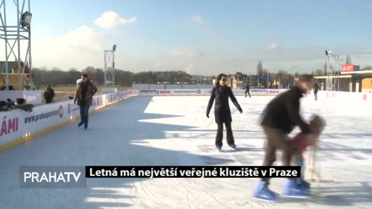Letná má největší veřejné kluziště v Praze