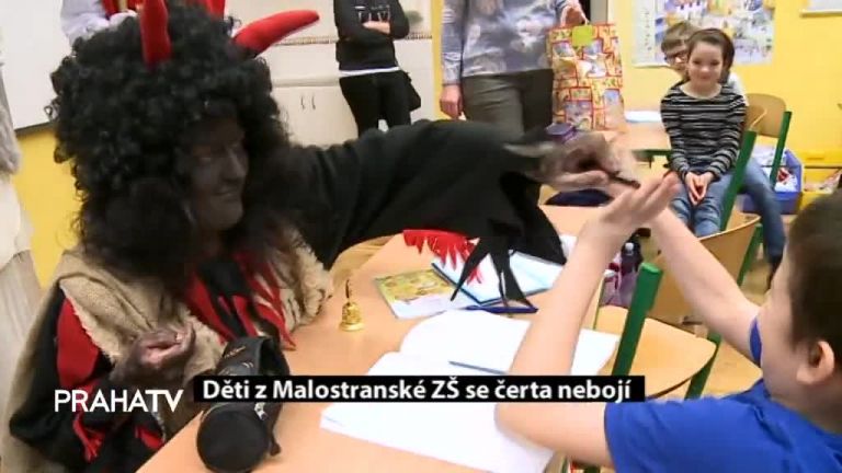 Děti z Malostranské ZŠ se čerta nebojí
