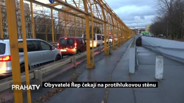 Obyvatelé Řep čekají na protihlukovou stěnu