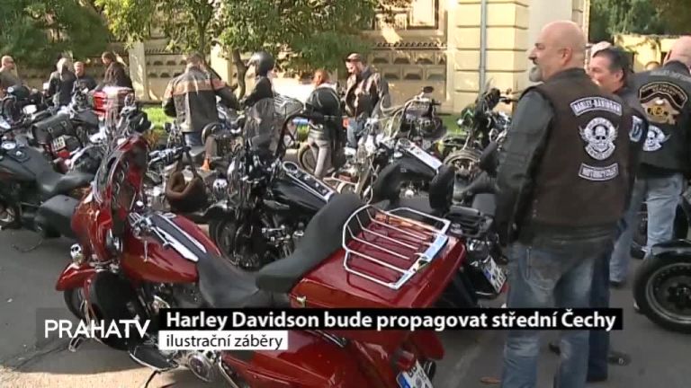 Harley Davidson bude propagovat střední Čechy