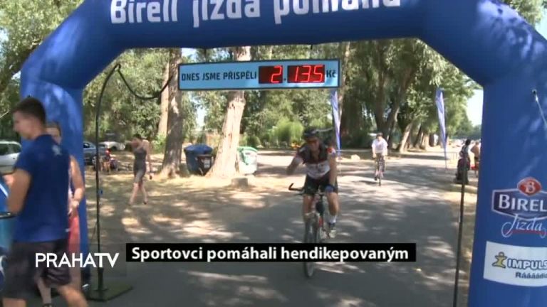 Sportovci pomáhali hendikepovaným