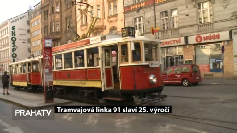 Tramvajová linka 91 slaví 25. výročí