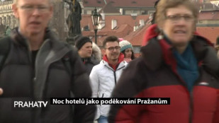 Noc hotelů jako poděkování Pražanům