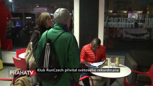 Klub RunCzech přivítal světového rekordmana