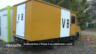 Úniková hra v Praze 3 se odehrává v autě