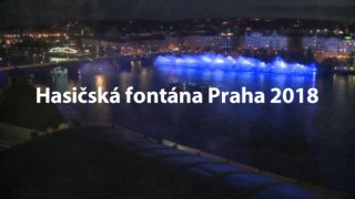 Hasičská fontána na Vltavě